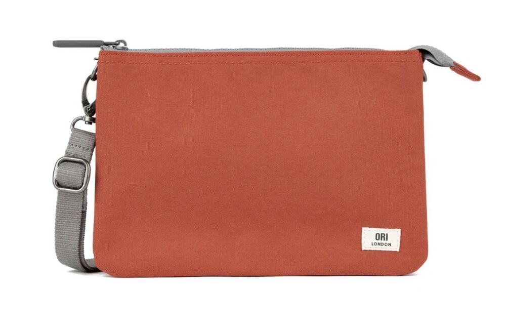 ORI London Carnaby Crossbody XL Canvas Bag Orange Travel